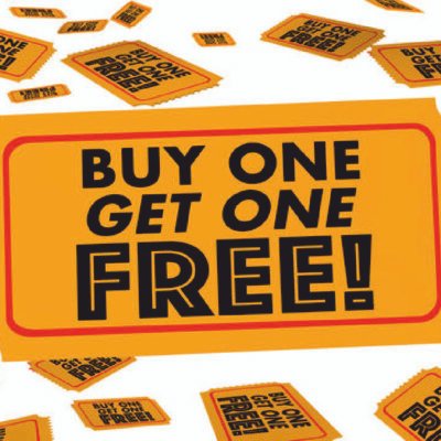 Buy 1 Get 1 Free LARGE