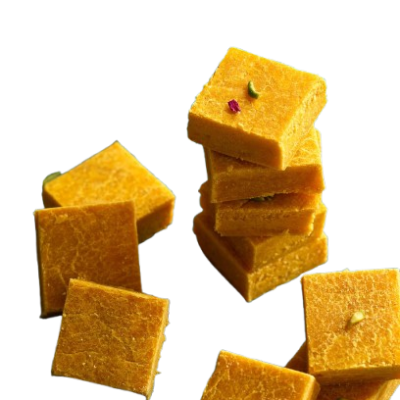 Homemade Besan Barfi (Half KG)